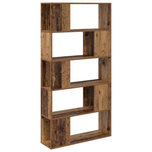 vidaXL Unité de rangement Bois ancien Bois massif 80 x 24 x 155 cm