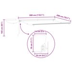 vidaXL Auvent rétractable électrique Anthracite 3 x 2 m