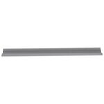 vidaXL Étagères murales 2 Pièces Gris 115x9x3 cm