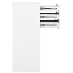 vidaXL Armoire de bureau Blanc 90x40x102 cm Acier