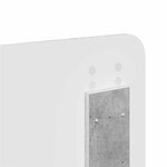 vidaXL Tête de lit Gris béton 150 cm Bois d'ingénierie