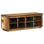 vidaXL Banc à chaussures 110x35x40 cm Bois massif de récup