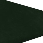 vidaXL Panneaux muraux 12 Pièces Vert foncé 30x30 cm Velours 0 54 m²
