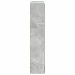 vidaXL Armoire Miroir de Salle de Bain Gris béton 50 x 14 5 x 70 cm