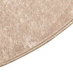 vidaXL Coureur de Tapis MARSA Beige 120 x 120 cm Polyester et PVC