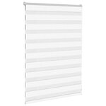 vidaXL Store zèbre blanc 95x100 cm largeur du tissu 90 9 cm polyester