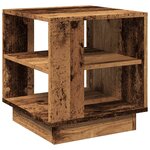 vidaXL Table basse vieux bois 40x40x43 cm bois d'ingénierie