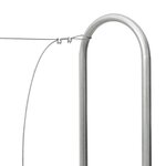 vidaXL Portant de bois de chauffage 250x25x150 cm acier galvanisé