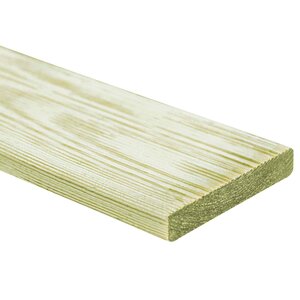 vidaXL Planche de terrasse 12 Pièces Vert imprégné 1 44 m²