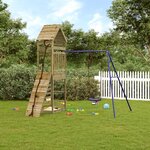 vidaXL Aire de jeux d'extérieur bois de pin imprégné