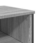vidaXL Table console sonoma gris 100x35x74 5 cm bois d'ingénierie