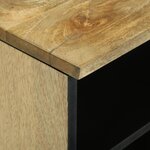 vidaXL Cabinet TV 100x33.5x46 cm en bois massif de manguier