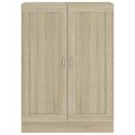 vidaXL Bibliothèque Chêne sonoma 82 5x30 5x115 cm Bois d'ingénierie