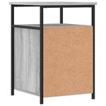 vidaXL Tables de chevet 2 Pièces sonoma gris 40x42x60cm bois d'ingénierie