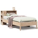 vidaXL Lit bibliothèque sans matelas 100x200 cm bois massif de pin
