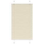 vidaXL Store plissé crème 80x100 cm largeur du tissu 79 4 cm polyester