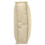 vidaXL Coussin pour dossier de palette Beige 60 x 40 x 12 cm