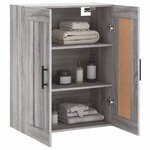 vidaXL Armoire murale sonoma gris 69 5x34x90 cm bois d'ingénierie