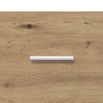 vidaXL Armoire d'évier avec stockage Chêne artisanal Bois d'ingénierie