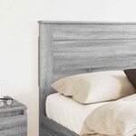 vidaXL Tête de lit Gris Sonoma 135 cm Bois d'ingénierie