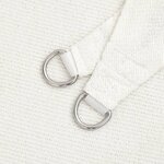 vidaXL Voile d'ombrage PEHD Rectangulaire 2 x 4 m Blanc