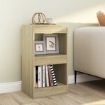 vidaXL Bibliothèque/Séparateur de pièce Chêne Sonoma 40x30x72 cm