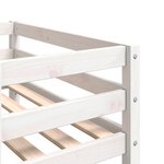 vidaXL Cadre de lit pour enfants blanc 80x200 cm bois de pin massif