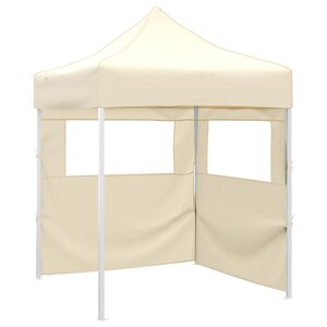 vidaXL Tente de fête 200 x 200 x 315 cm Crème Tissu Oxford