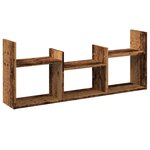 vidaXL Armoire murale 100x18x40 cm vieux bois bois d'ingénierie