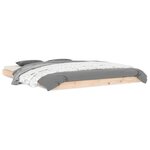 vidaXL Cadre de lit sans matelas 150x200 cm bois massif de pin