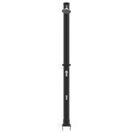 vidaXL Douche solaire extérieure Noir 217 cm PVC  aluminium