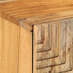 vidaXL Unites TV avec tiroir Bois d'Acacia Massif 105 x 33 5 x 46 cm