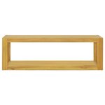 vidaXL Armoire murale de salle de bain 110x45x35cm Bois de teck solide