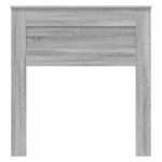 vidaXL Tête de lit Gris Sonoma 75 cm Bois d'ingénierie