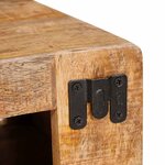 vidaXL Étagère à vin Marron 44 x 30 x 35 cm bois de manguier massif