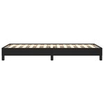 vidaXL Cadre de lit Noir 90x200 cm Similicuir