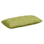 vidaXL Coussin de Dos Vert clair 100 x 19 x 50 cm tissu