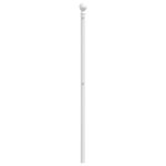 vidaXL Tête de lit métal blanc 193 cm