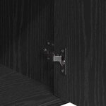 vidaXL Buffet avec tiroir Chêne noir 60 x 31 x 70 cm Bois d'ingénierie