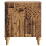vidaXL Cabinet de chevet 2 Pièces Bois ancien 43 x 34 5 x 50 cm