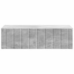 vidaXL Table d'appoint murale Gris béton 59 x 34 5 x 17 cm