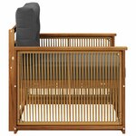vidaXL Sofa de milieu extérieur Naturel