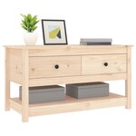 vidaXL Table basse 102x49x55 cm Bois massif de pin