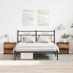 vidaXL Cabinet de chevet 2 Pièces Bois ancien 45 x 34 x 44 5 cm