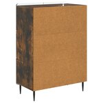 vidaXL Buffet Chêne fumé 66 x 34 5 x 91 5 cm Bois d'ingénierie