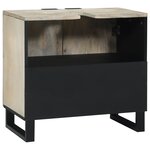 vidaXL Armoire d'évier avec étagère avec stockage avec porte mno 62 x 33 x 58 cm