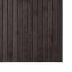 vidaXL Tapis rectangulaire marron foncé 100x400 cm bambou