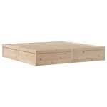 vidaXL Cadre de lit sans matelas 180x200 cm bois massif de pin