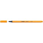Stylo-Feutre POINT 88 Pointe Fine 0 4 mm orange x 10 STABILO