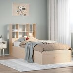 vidaXL Cadre de lit sans matelas 100x200 cm bois massif de pin